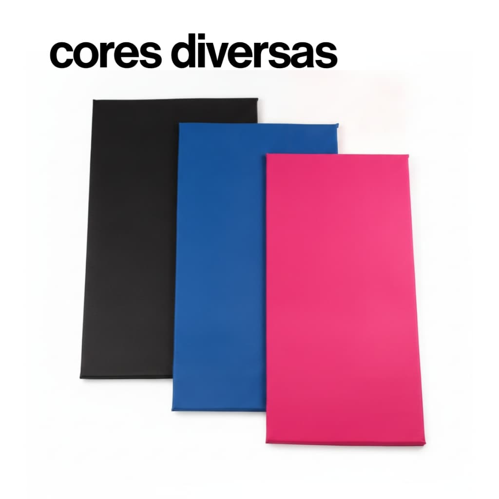 Colchonete para Academia Tapete Espuma Yoga Pilates Impermeável Fitness Resistente 90x40