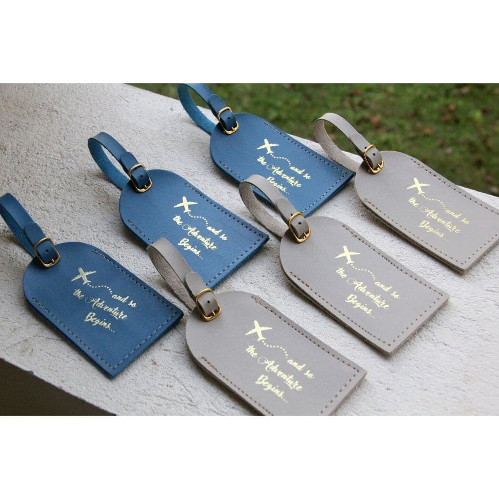 50 Tags de Mala Personalizadas com Logo | Material Sintético Montana