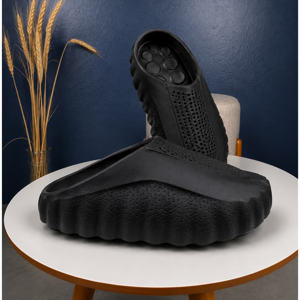 Chinelo Sandália Nuvem Masculino 001 Lançamento Vermelho Preto Envio Imediato Leve e Confortável
