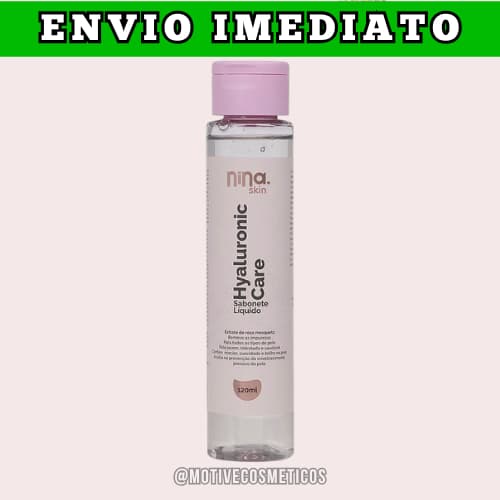 Nina Makeup Sabonete Facial Hyaluronic Matte 120ml