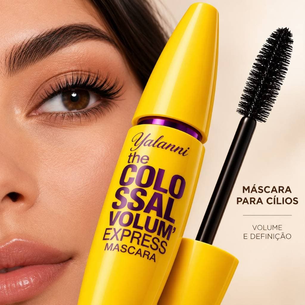 Máscara de Cílios Colossal Volume Express Rímel Volume e Definição