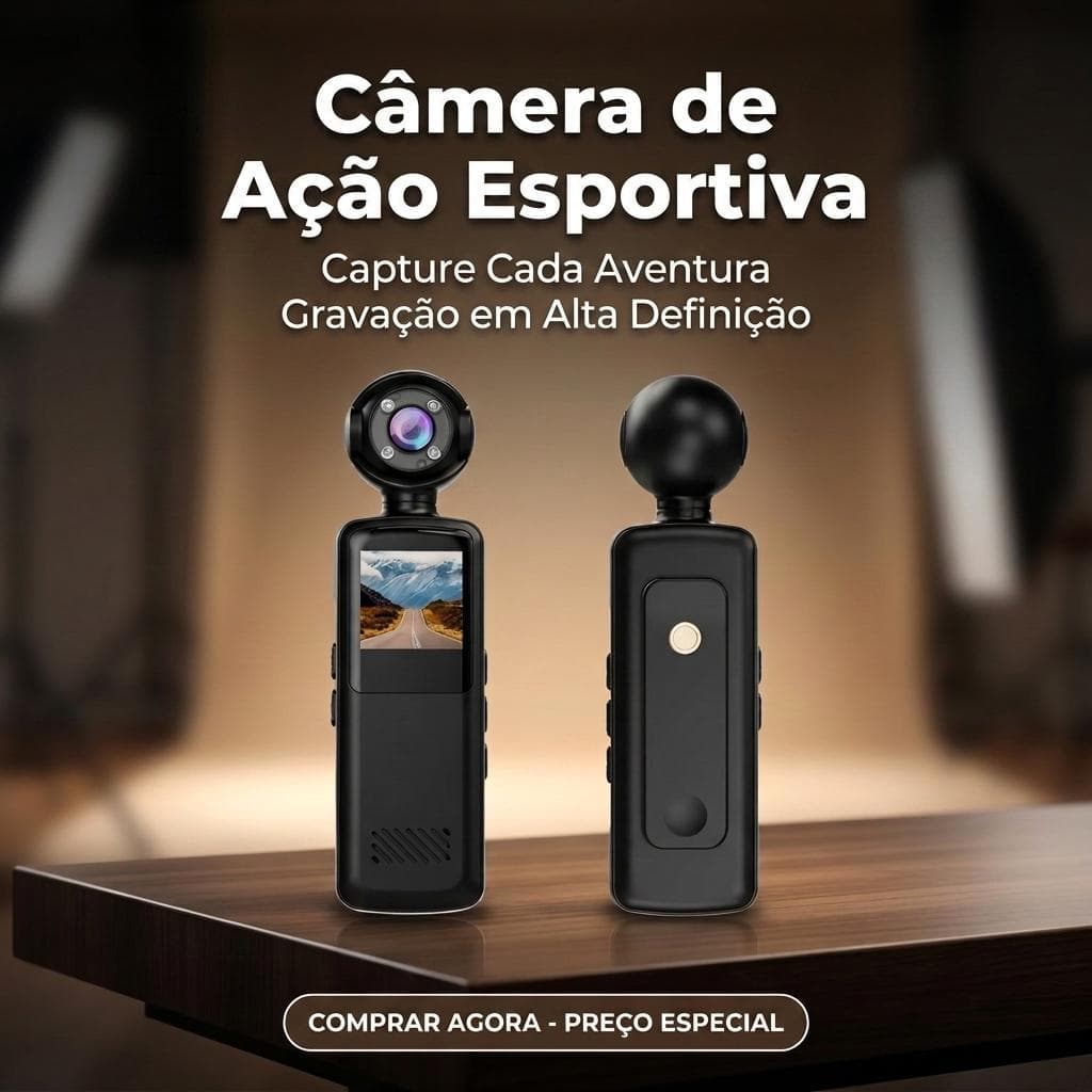 Câmera De Ação Esportiva Full HD 1080p Wi-Fi Altomex AL-2968