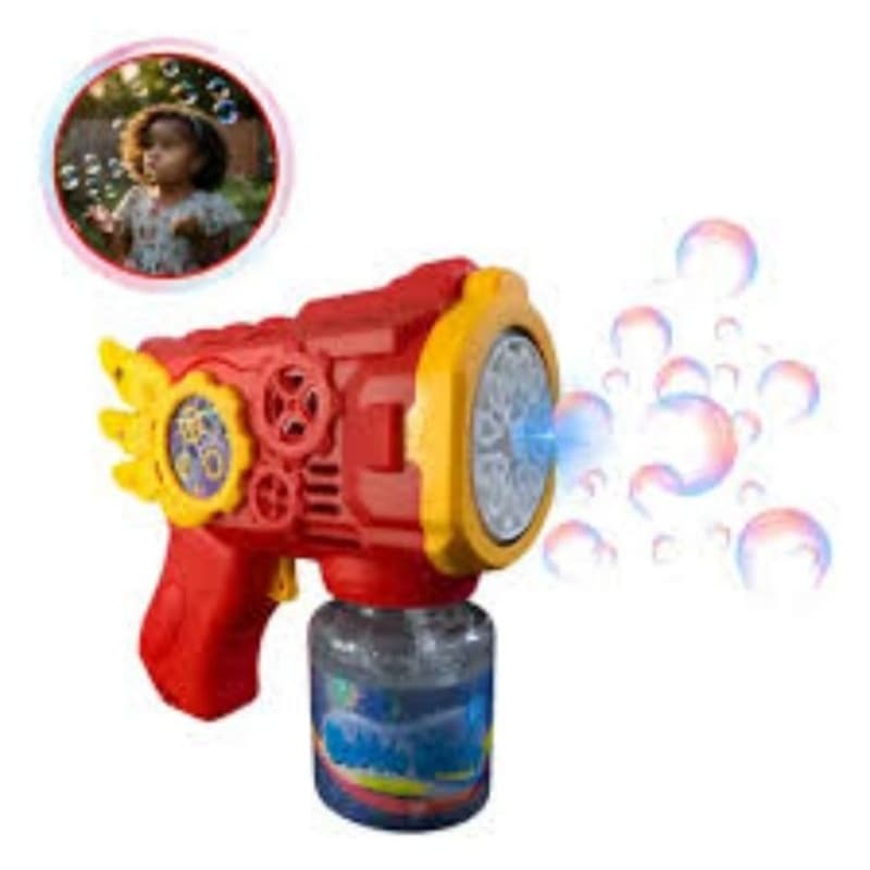 Bolha de sabão Lançadora de Bolhas com Luzes Coloridas para Festa Infantil