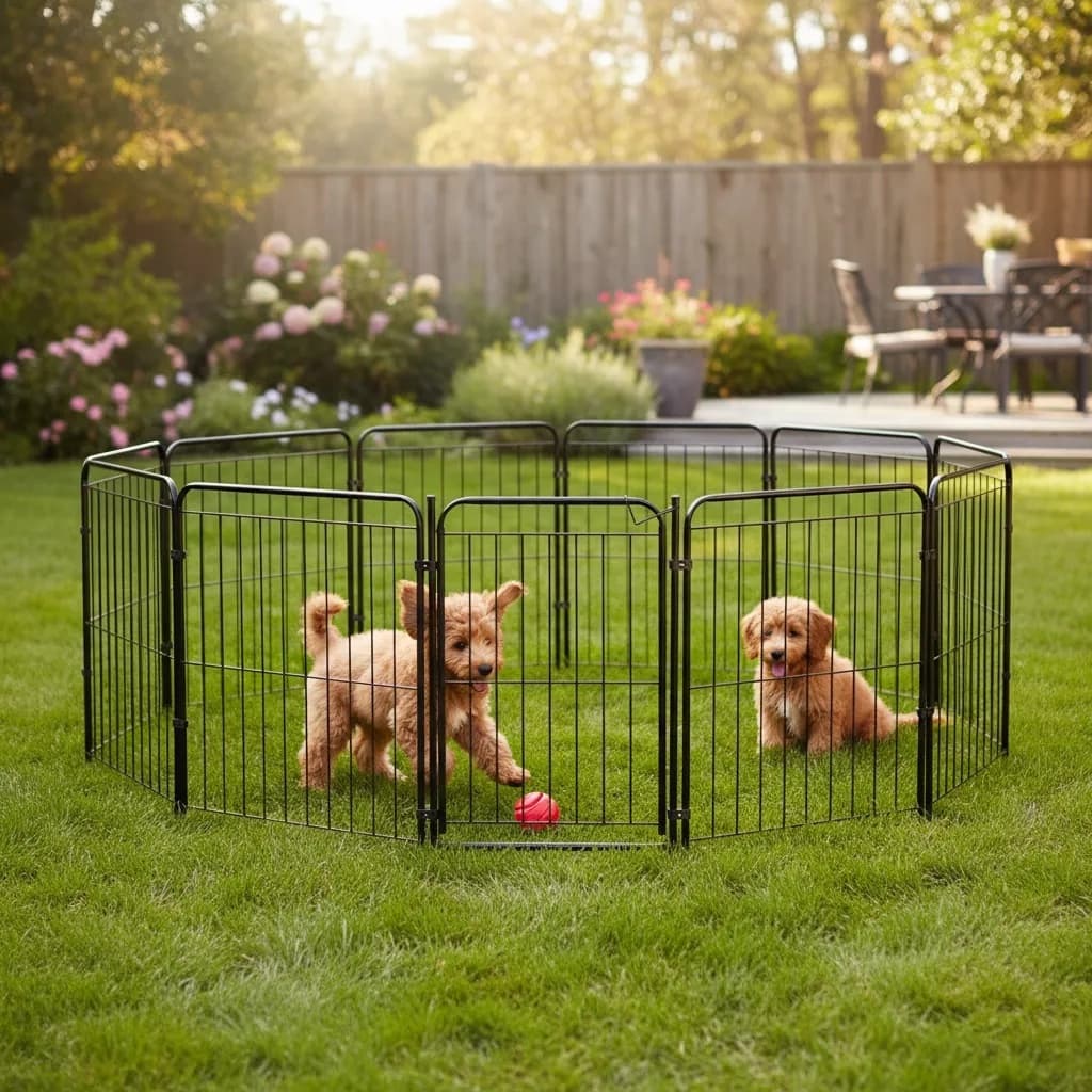 Cercado Pet 82cm com Portão • Grade de Segurança para Cachorro, Cães e Crianças