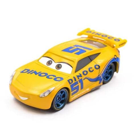 Miniatura Carros Disney - Cruz Ramirez Dinoco - Metal 1:55