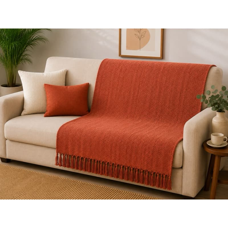 Manta para Sofá Casal 2,40m X 1,80m decoração Cama
