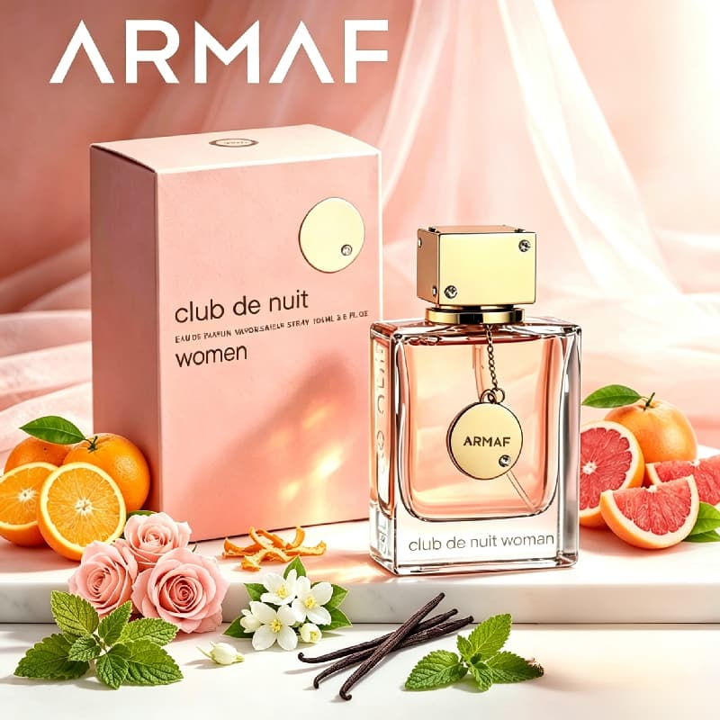 Perfume Feminino Armaf Club de Nuit Woman EDP 100ml/30ml Original Alta Fixação  Para Noites e Baladas