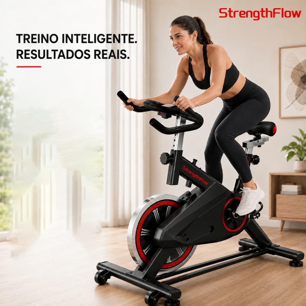 Bicicleta Bike Ergometrica Spinning Academia Fitness Profissional 120kg