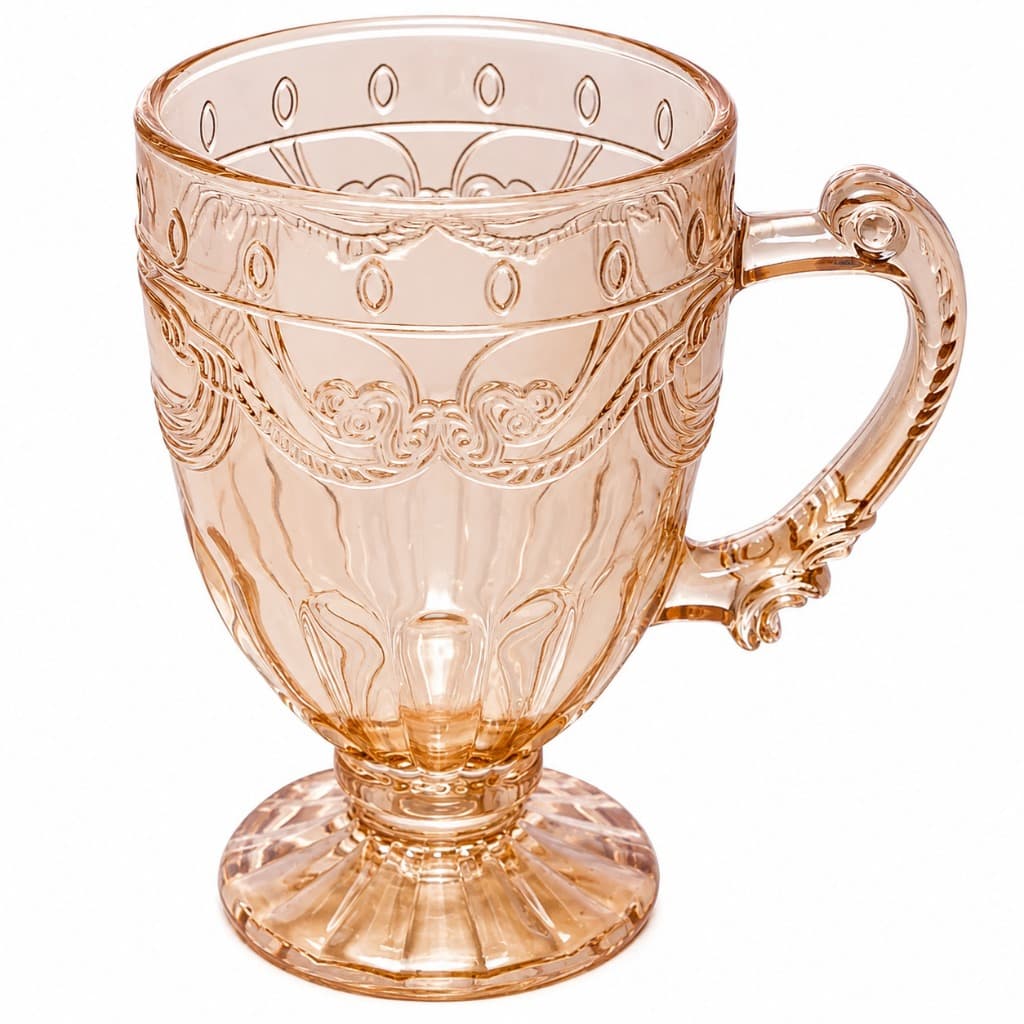 Caneca Cristal Ecologico Livre de Chumbo Cafe Cha Cappuccino Elegante Transparente Presente Original