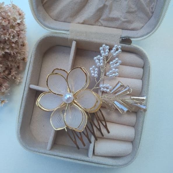 Flor para noivas, acessórios de cabelo, arranjo de cabelo para noiva