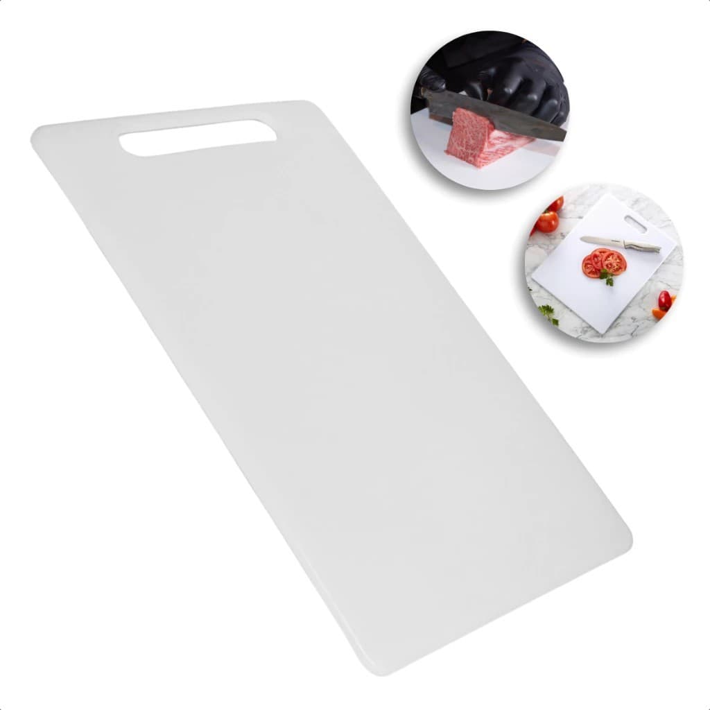 Tábua de Pvc para Carne Legumes e Frutas Original Line Higiênica Restaurante Cozinha 37x23cm 33x20cm