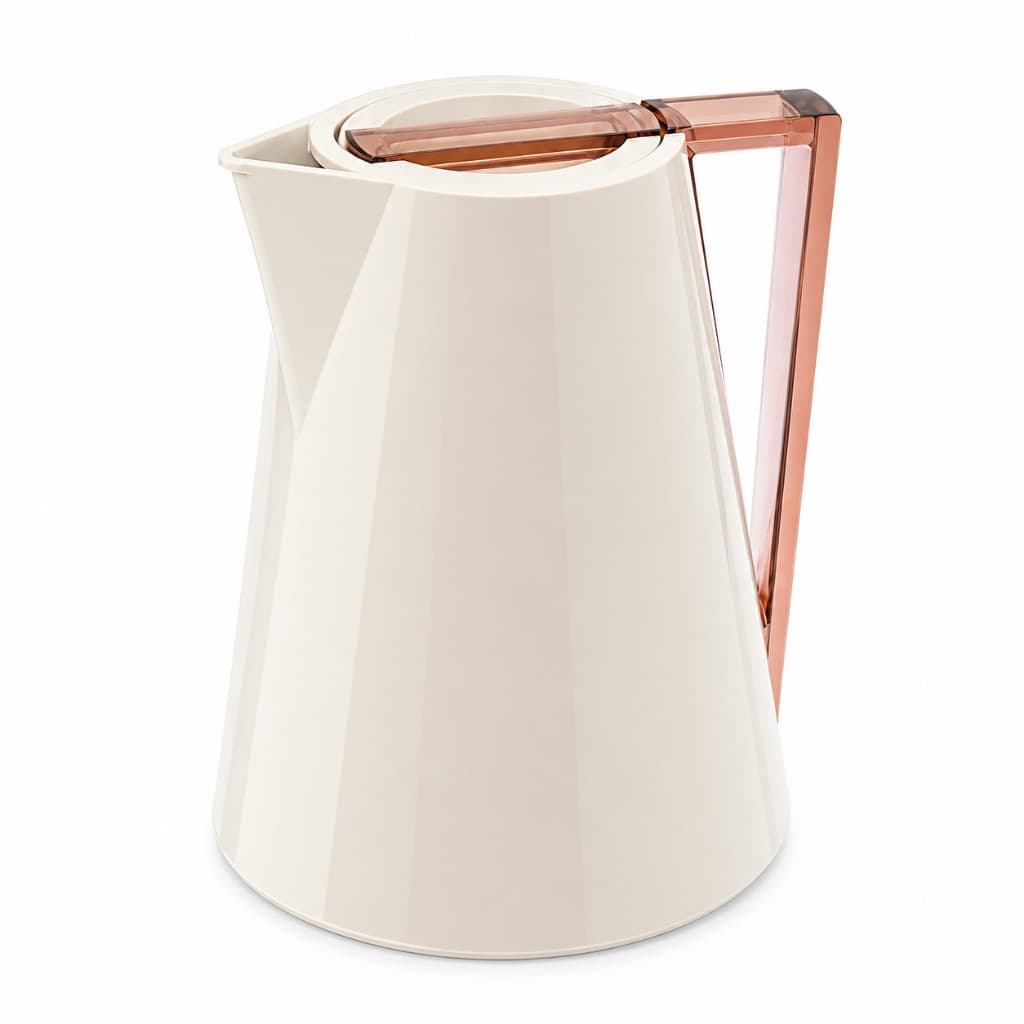 Bule Garrafa Térmica Conservação Prolongada Off White 1 Litro - Até 16H Quente