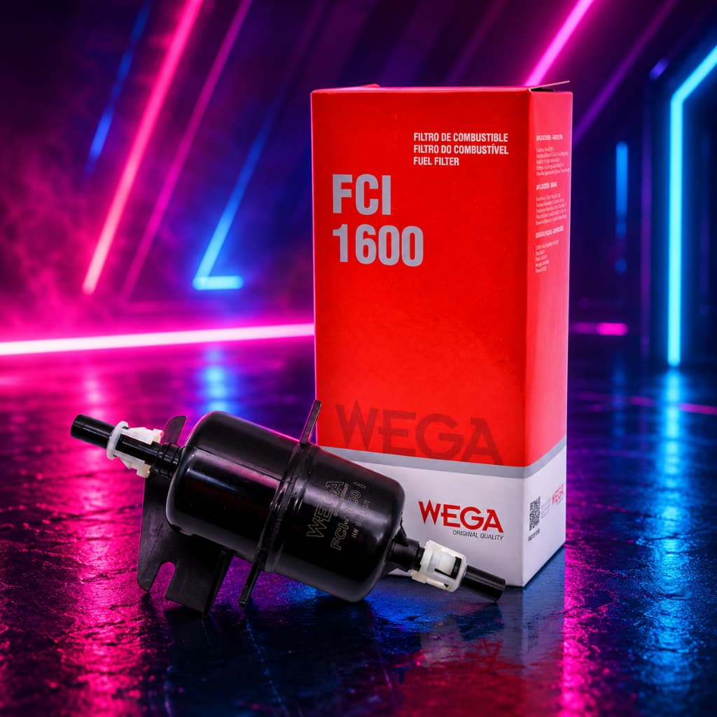 Filtro Combustível FCI1600 Wega Fiat Grand Siena Palio Palio Weekend Partner Peugeot Partner Siena Strada