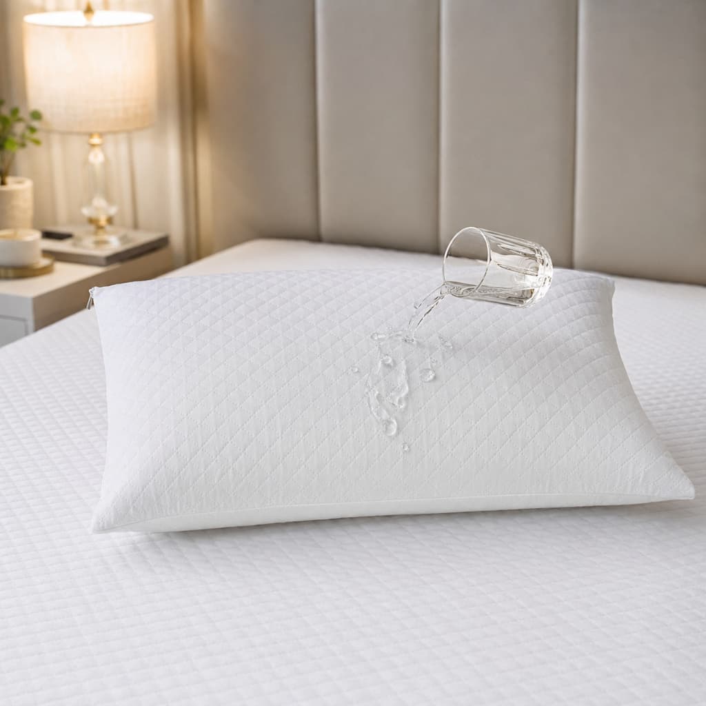 Kit Capa Protetora Travesseiro Impermeável Anti Liquido Matelado com Zíper Kit 1//2/3/4/6 Unidades