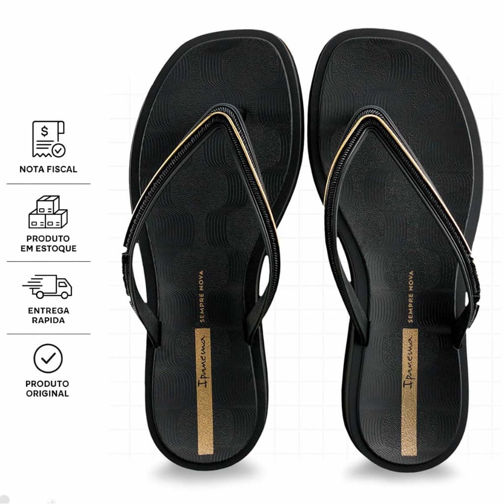 Chinelo Feminino Ipanema Glow Elegante Confortável Original