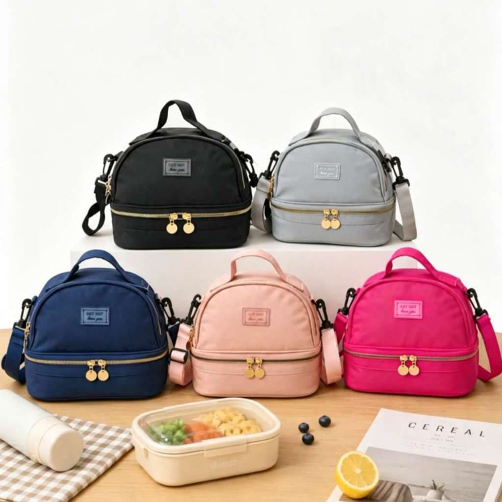 Bolsa Térmica 2 Andar Fitness Marmita Viagem