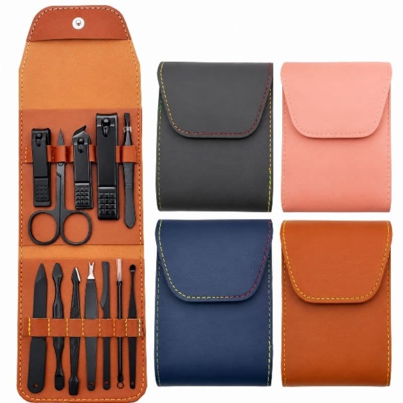 KIT 16 Pçs/Set Professional Aço Inoxidável Cutícula Nippers Cortador De Unhas Ferramentas
