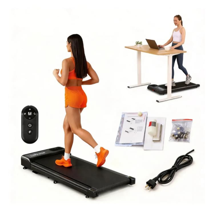 Esteira Elétrica Ergométrica Bivolt Suporte 110 kg Dobrável Fitness Corrida Academia 2hp LOVE HOME Residencial