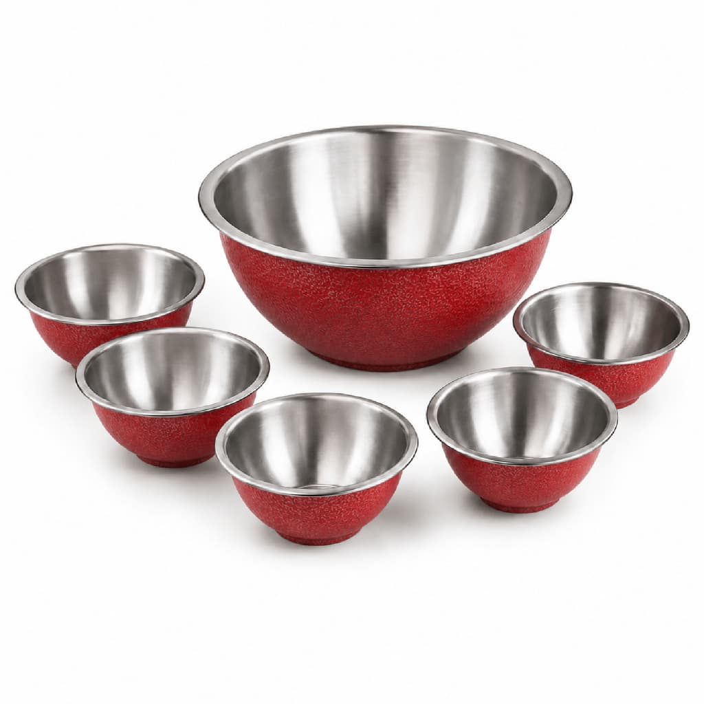 conjunto mesa para sobremesa Bowl tigelas de alumínio