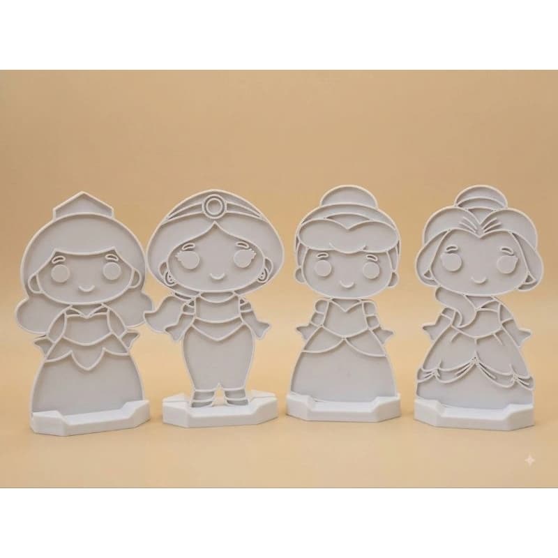 Kit Lembrancinha Princesas Para Pintar - Atividade Infantil