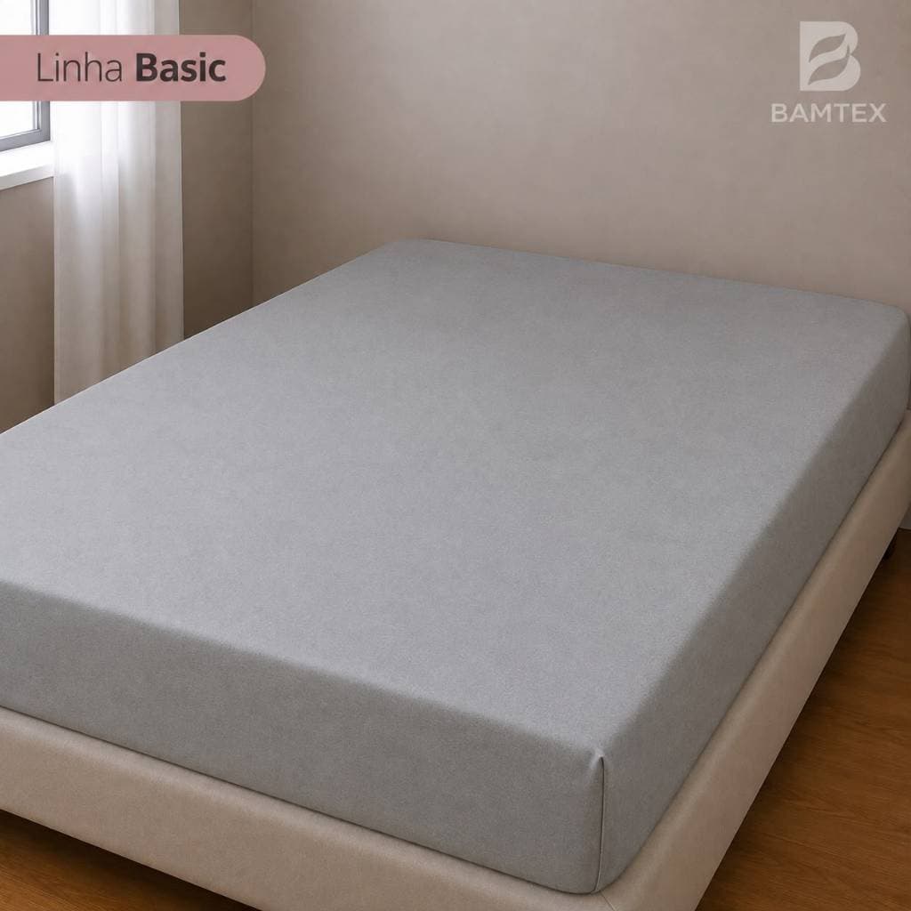 Lençol Casal Com Elástico - BAVATEX - Solteiro, Casal e Queen