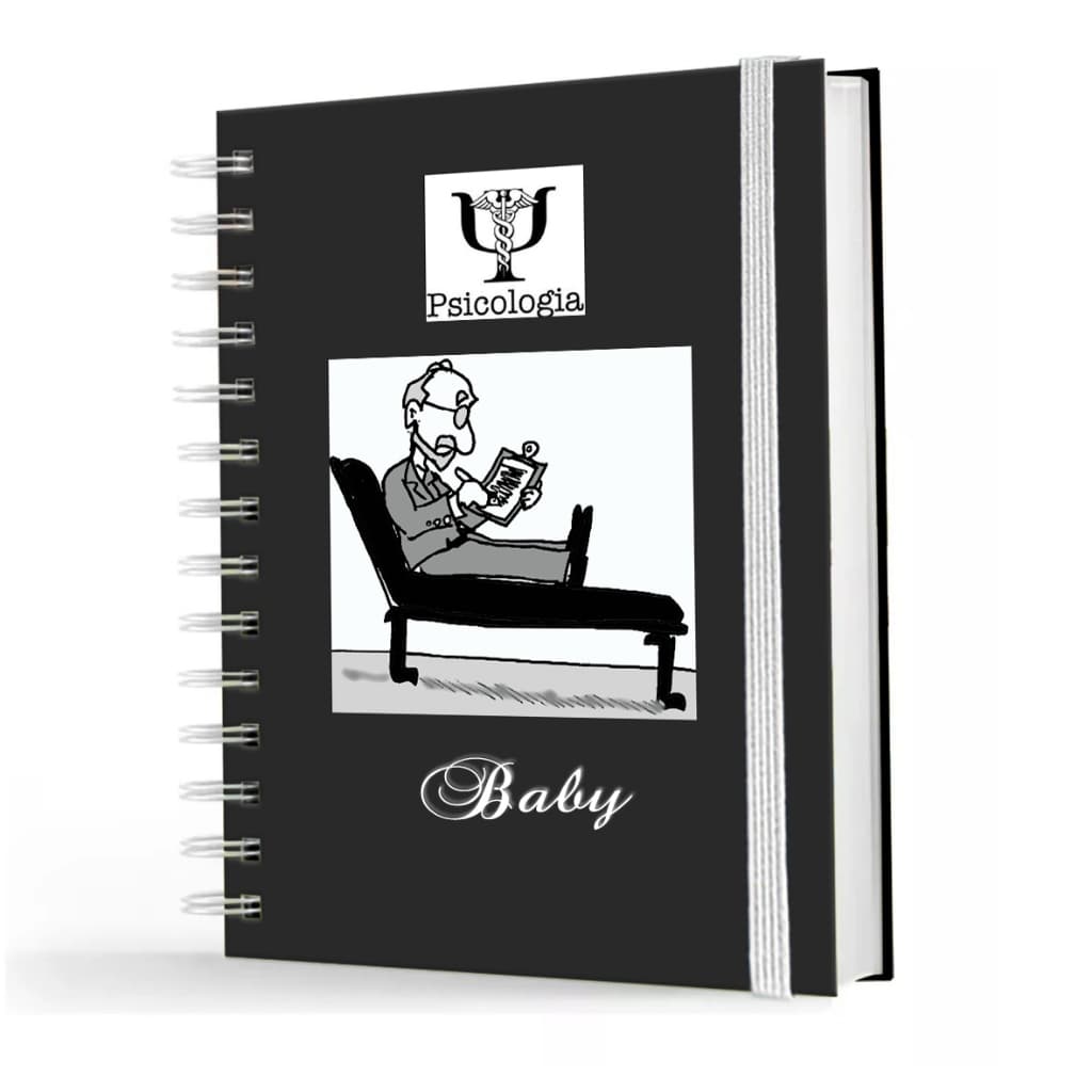 Agenda Planner Executivo Psicologia Neutra 2027 A5 Personalizada | 1 Dia Por Página | Capa Dura