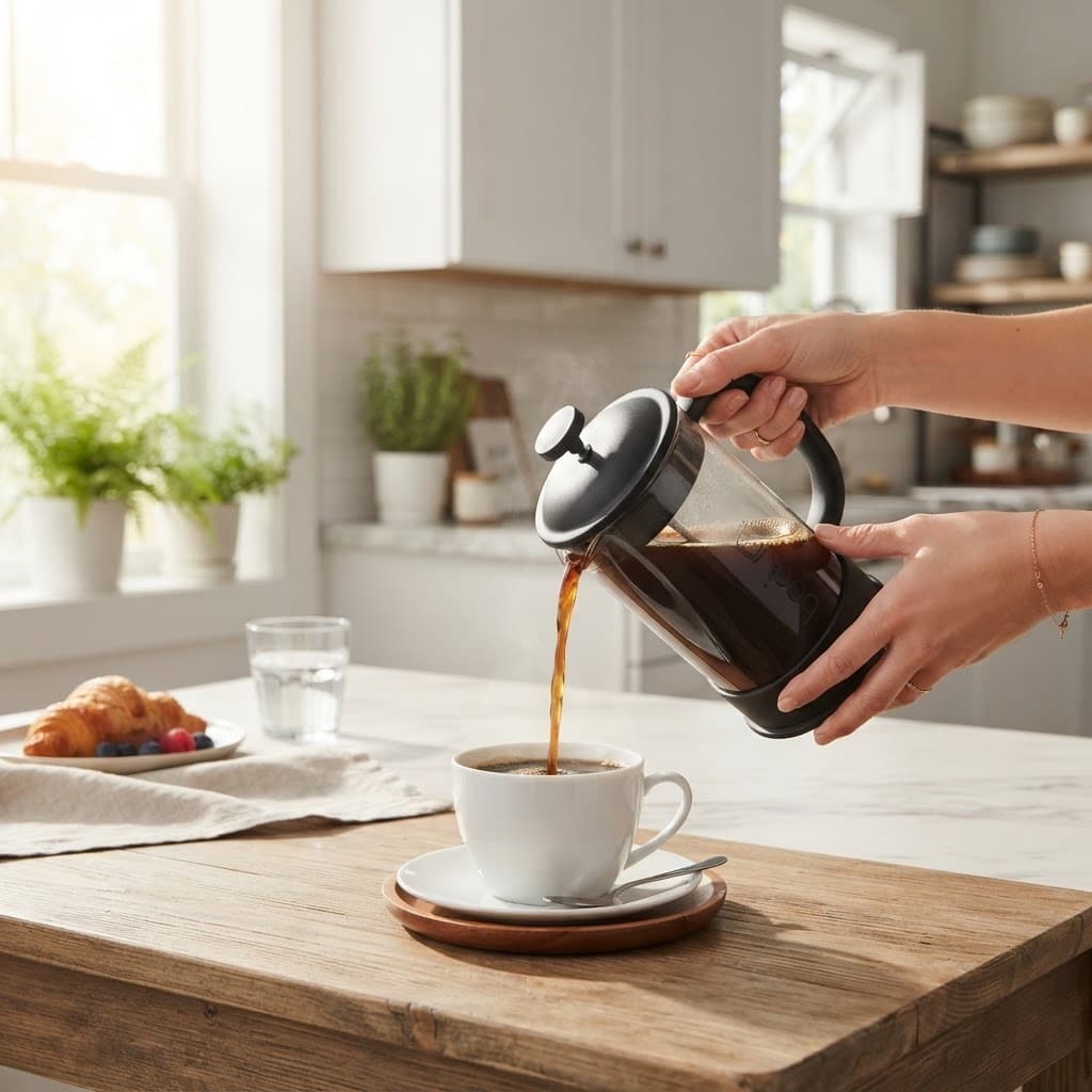 Cafeteira Francesa 600ml Preta: Café Gourmet Perfeito Para Você! Sofisticação, Sabor e Qualidade Top