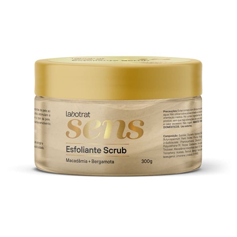 Esfoliante Scrub LABOTRAT Sens Macadâmia + Bergamota 300g