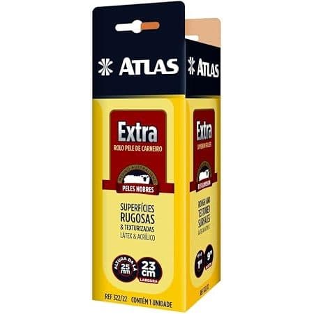 Atlas - Rolo de Pintura de 23cm de Pele de Carneiro Merino Australiano com Lã Extalonga e Densa de 25mm