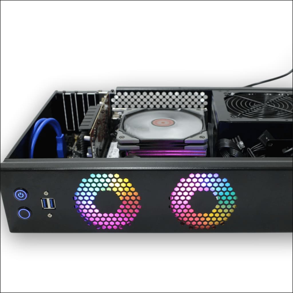 GABINETE SERVIDOR METÁLICO 2U PARA RACK 19 POL