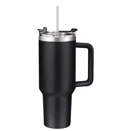 kit 2 Copos Térmicos Virgínia 1,2L Inox com Canudo e Alça | Copo Virgínia Personalizado a Laser | Presente 1200ml