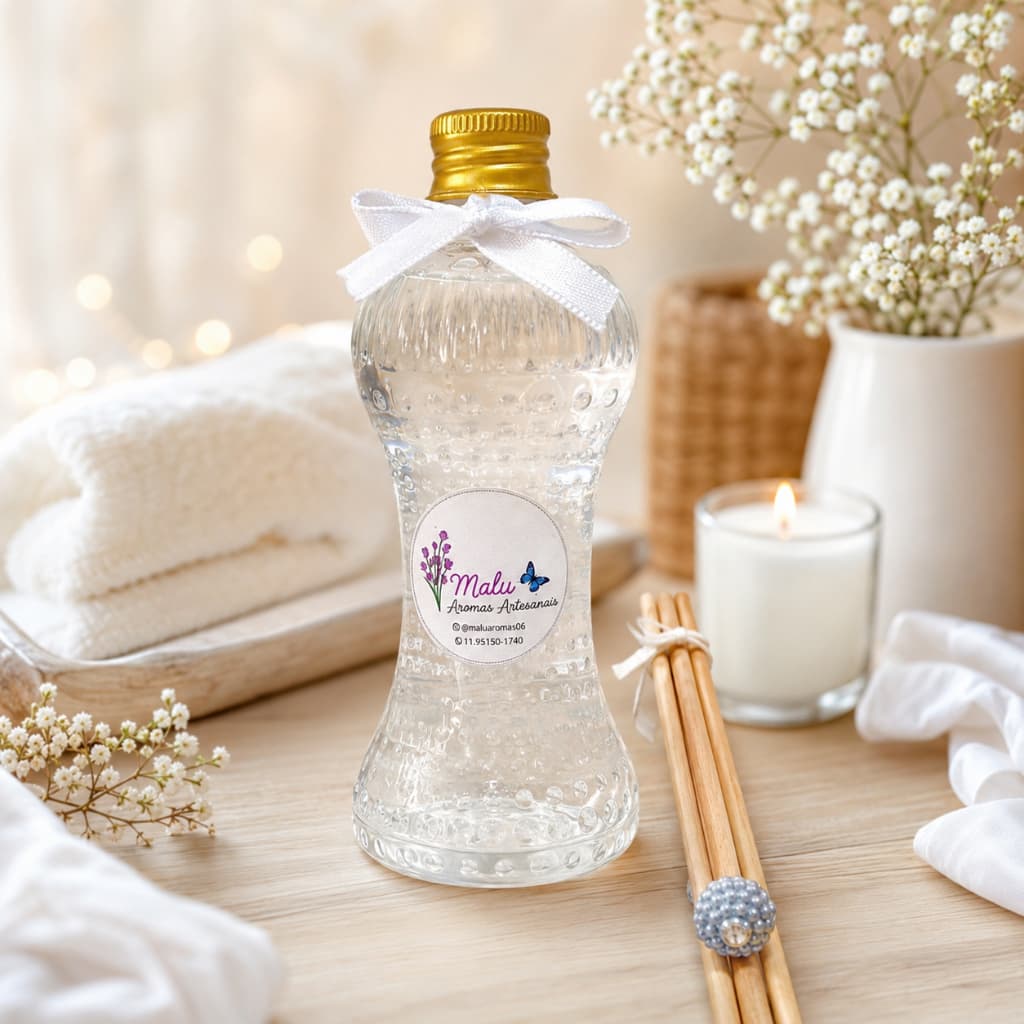 Difusor de Aromas com varetas 50 ml Malu Aromas Ideal para complementar a decoração. Aroma Provence
