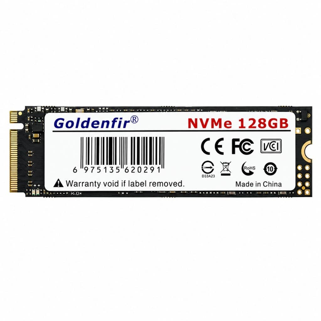 Ssd M.2 Nvme Goldenfir Pcie 3.0 128gb Alto Desempenho