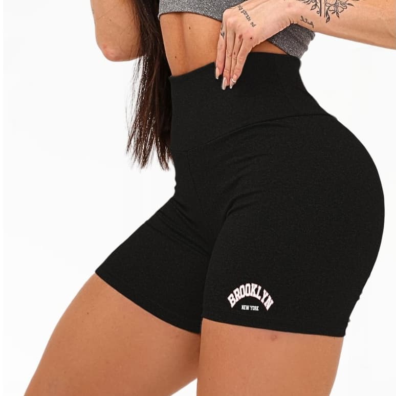 Short Feminino Suplex Brooklyn Short Academia NYC Curto Mulher Treino GYM Ciclista Fit P M G GG Alta Qualidade Premium