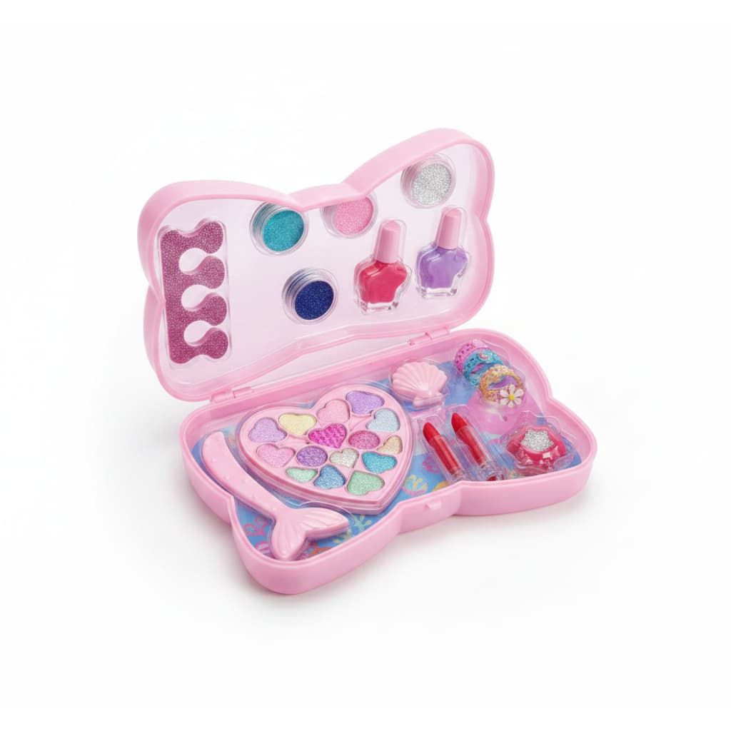 🧜‍♀️ Kit Maquiagem Infantil Fundo do Mar Completo Antialérgico