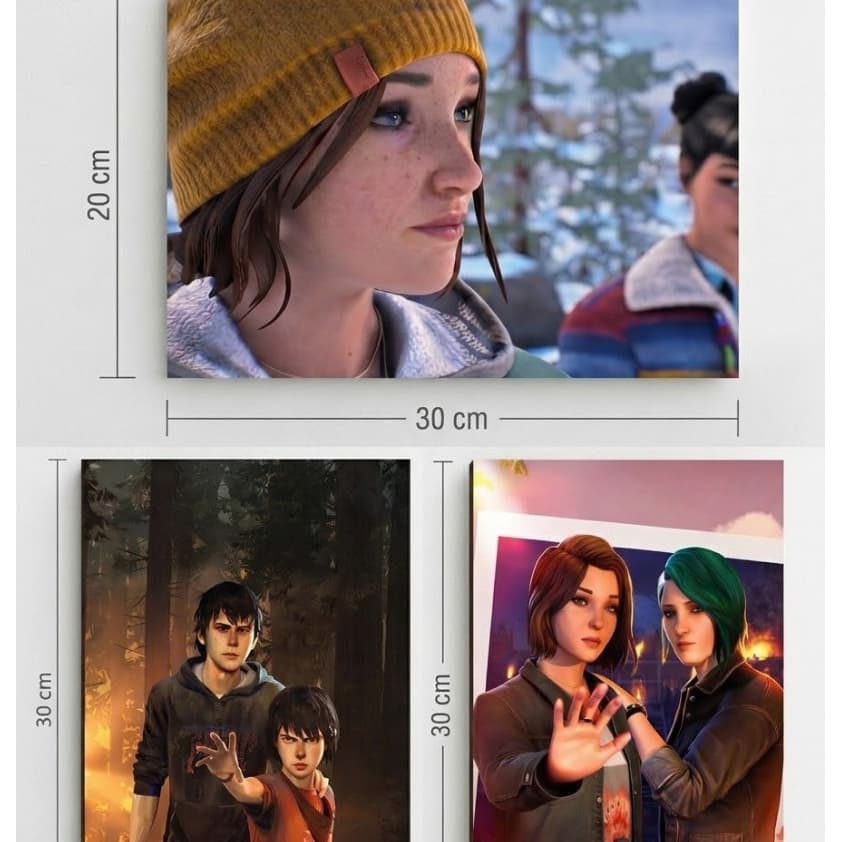 Kit Quadro Gamer HD Premium - Life is Strange 1 2 Reunion Chloe