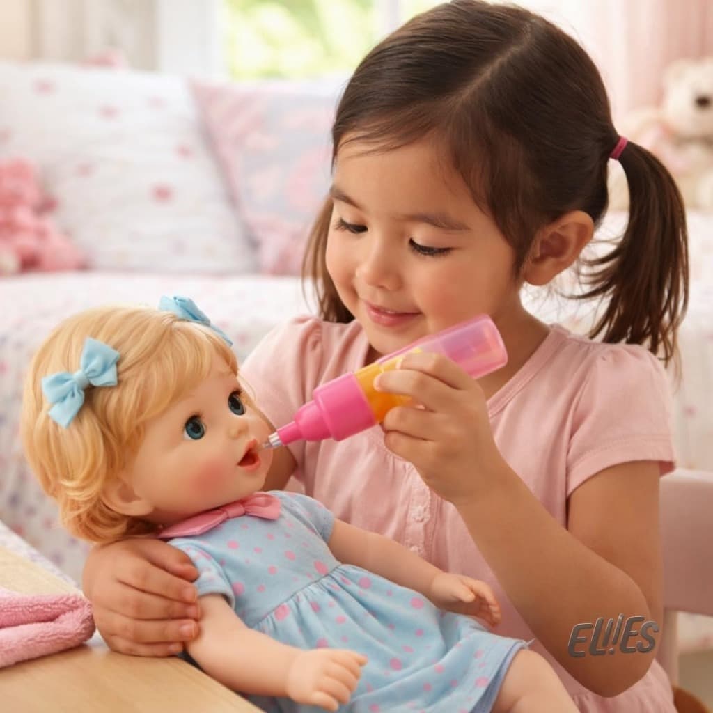 Mamadeira Mágica Leite e Suco Baby Boneca Brinquedos
