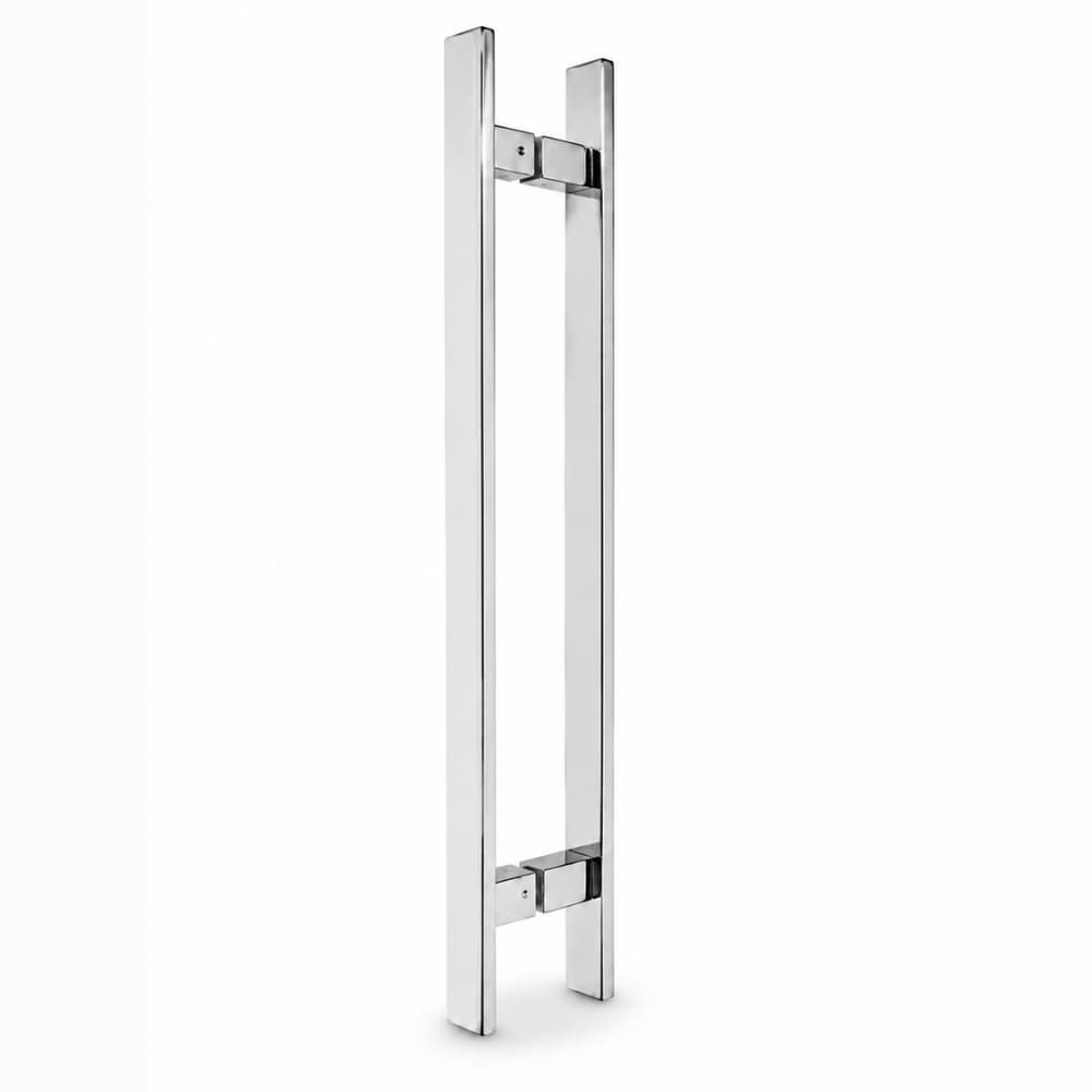 Puxador 50cm inox barra chata -30cm entre furos - portas de madeira, vidro e aluminio