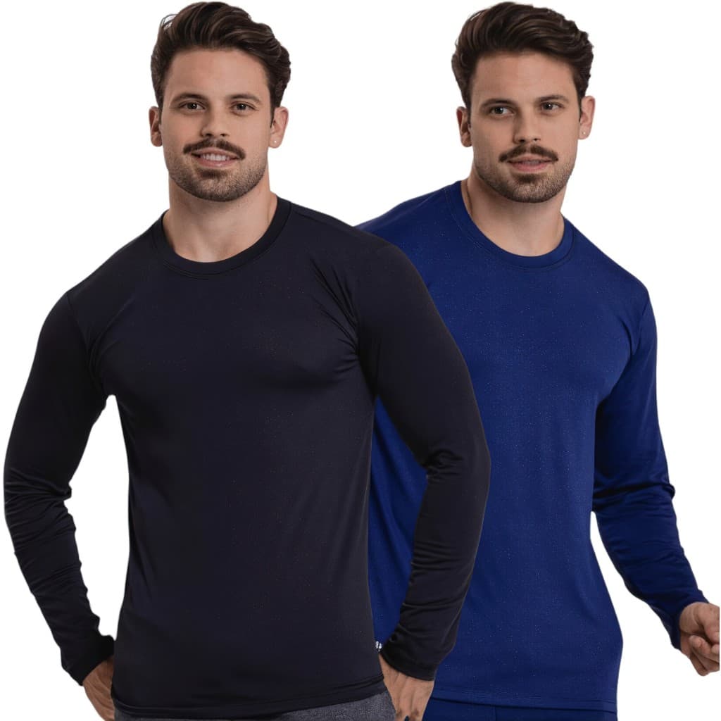 Kit 2 Camiseta UV 50+ Compressão - Premium, Confortável, Proteção Total