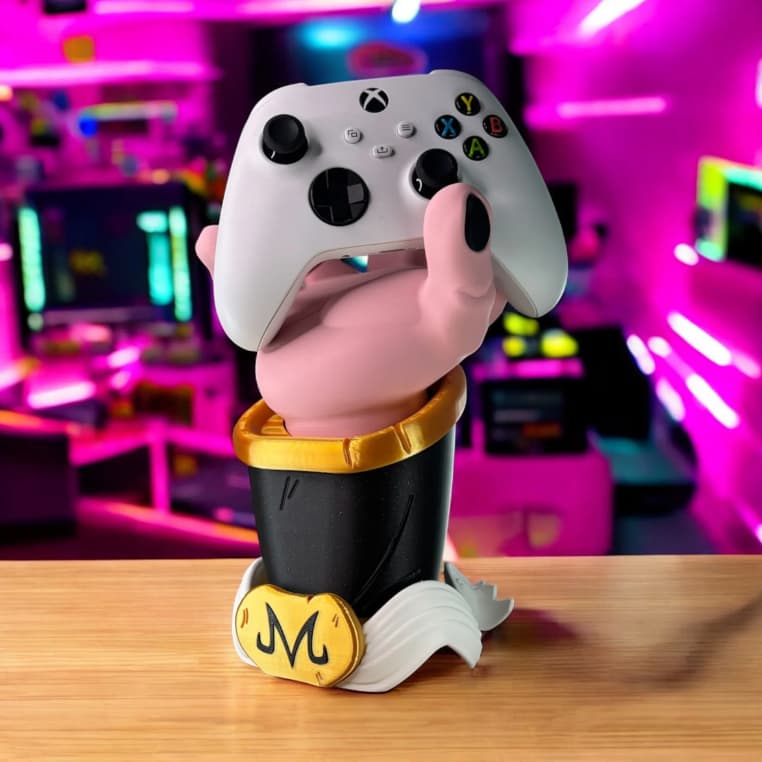 Suporte de Controle Majin Boo Dragon Ball Z Universal para PS5, PS4, Xbox e Switch