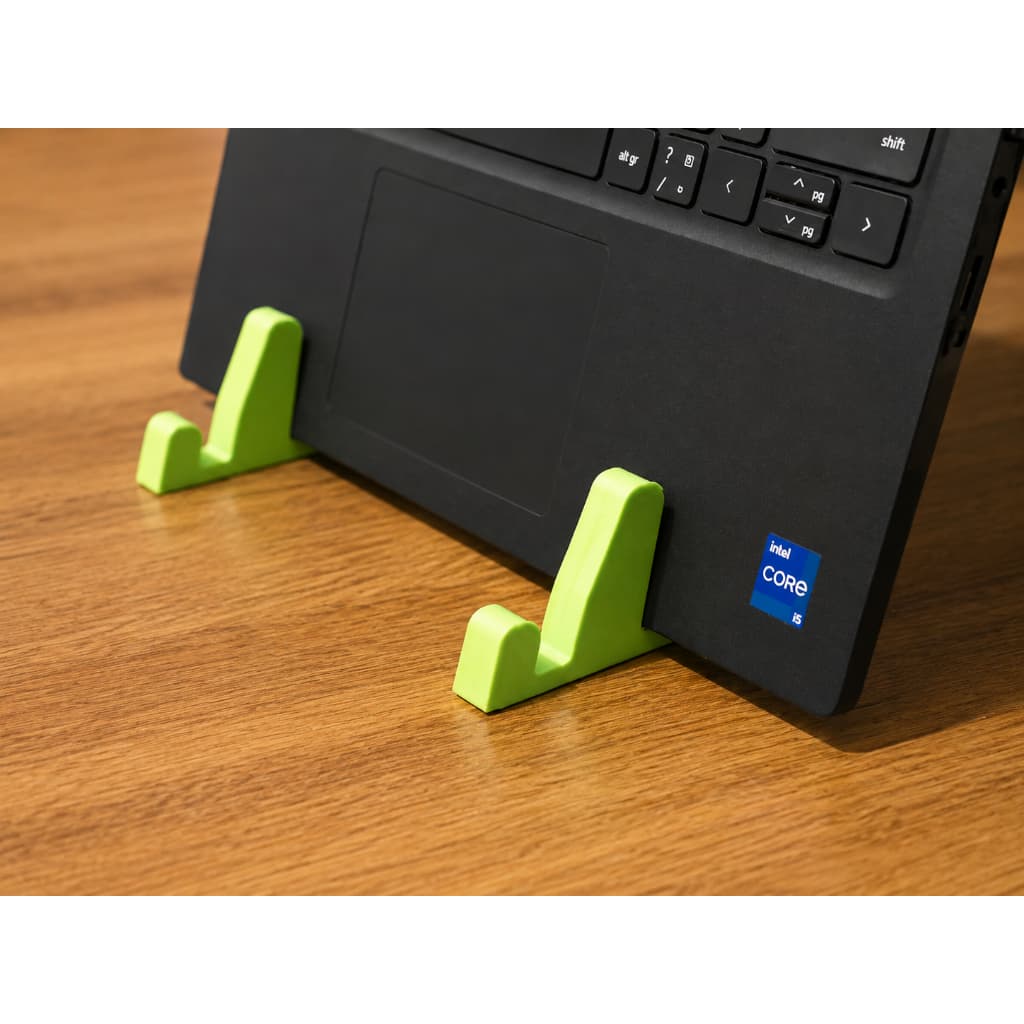 Suporte para Notebook Ergonômico Vertical em 3D | Base Elevada para Notebook e Organização de Mesa