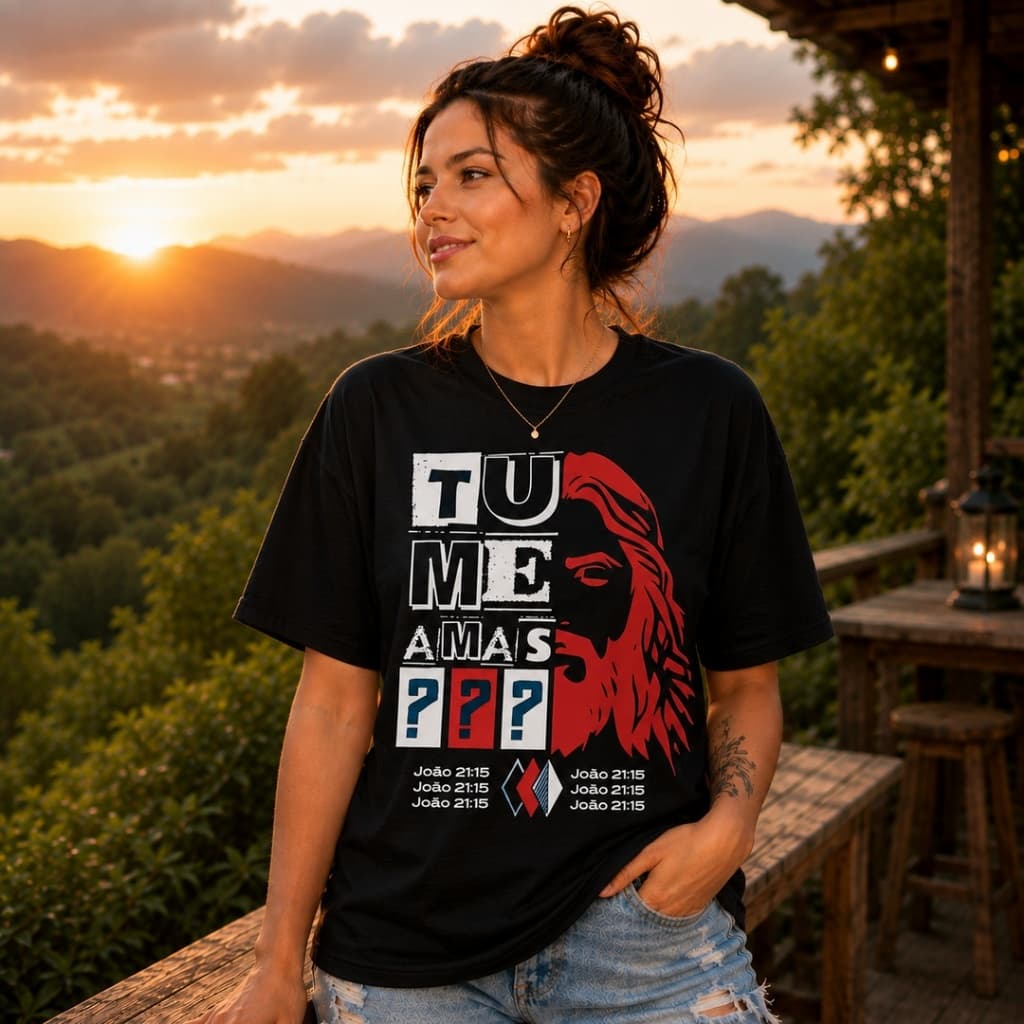 Camiseta feminina t  shirts camisa blusinha cristã  tu me amas lançamento
