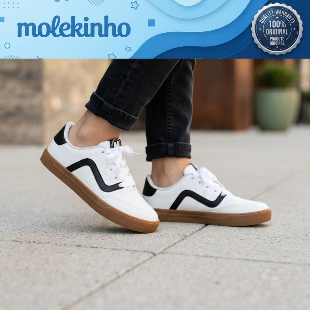 Tênis Infantil Molekinho Menino Conforto Estilo Moderno Urbano Original 2801.122