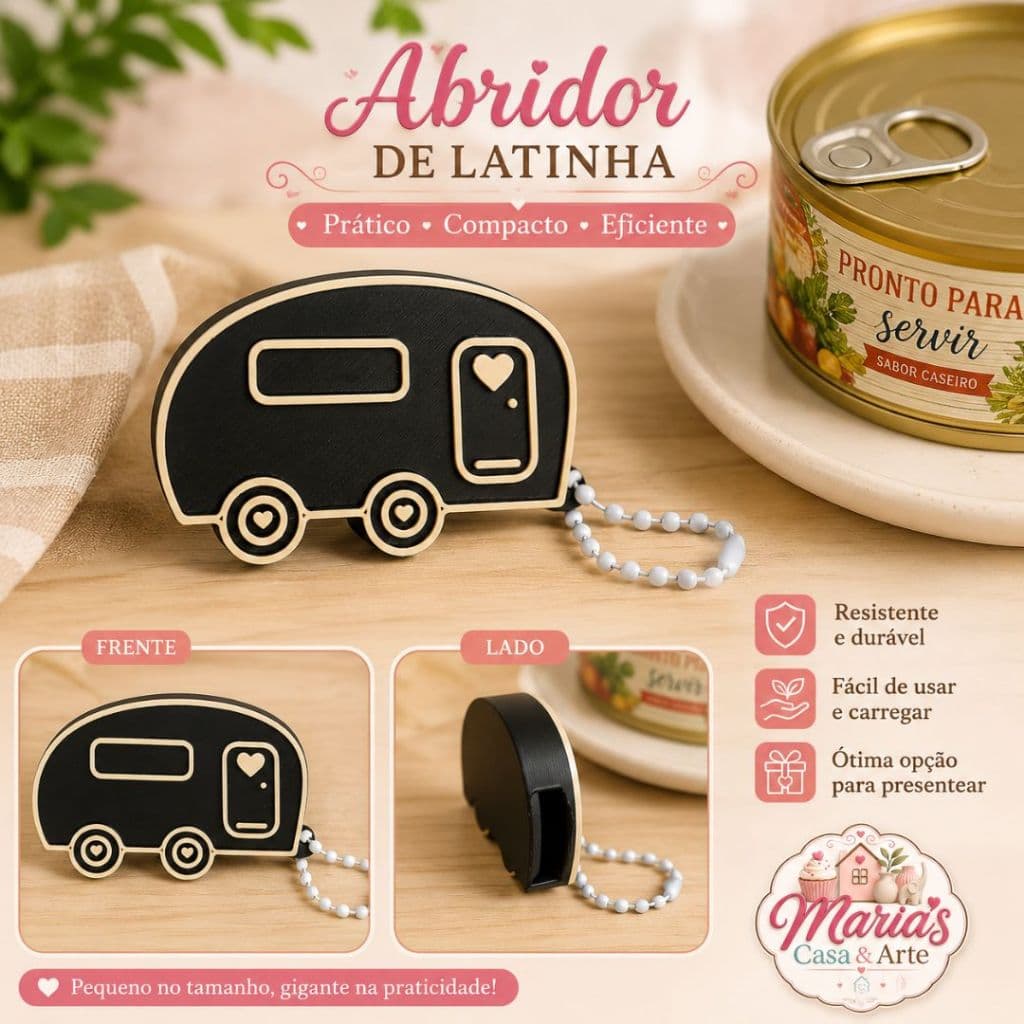 Kit 10 abridores de lata kombi - presente criativo - refrigerante - abridor de lata