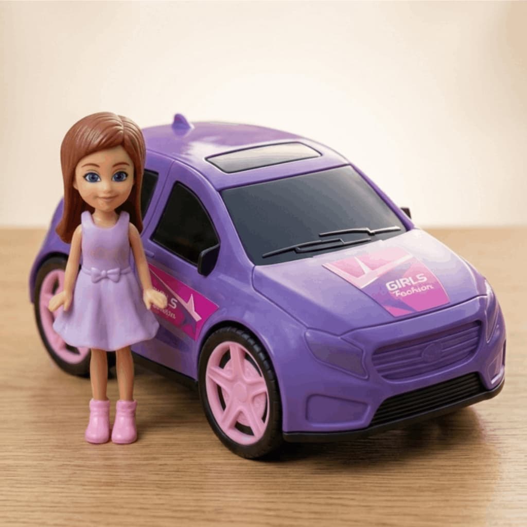 Boneca Judy com Carrinho Brinquedo Colecionável Meninas Fashion Meninas Infantil Divertido