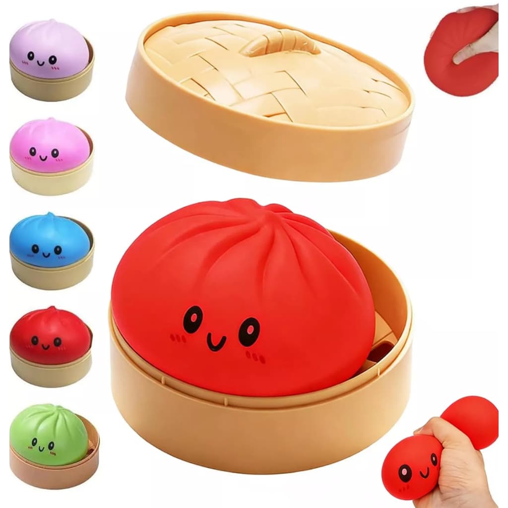 Bun Squishy Toy Lento Rising Stress Relief Soft Squeeze Pão Para Crianças Adultos Presente De Formatura Hari Raya Handhe