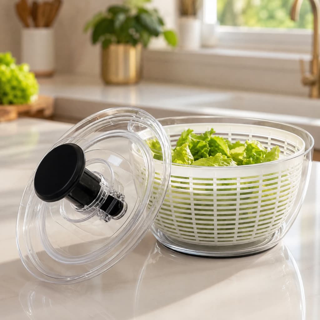 Centrifuga Secador De Salada 6L Grande Exclusivo Ela Decora