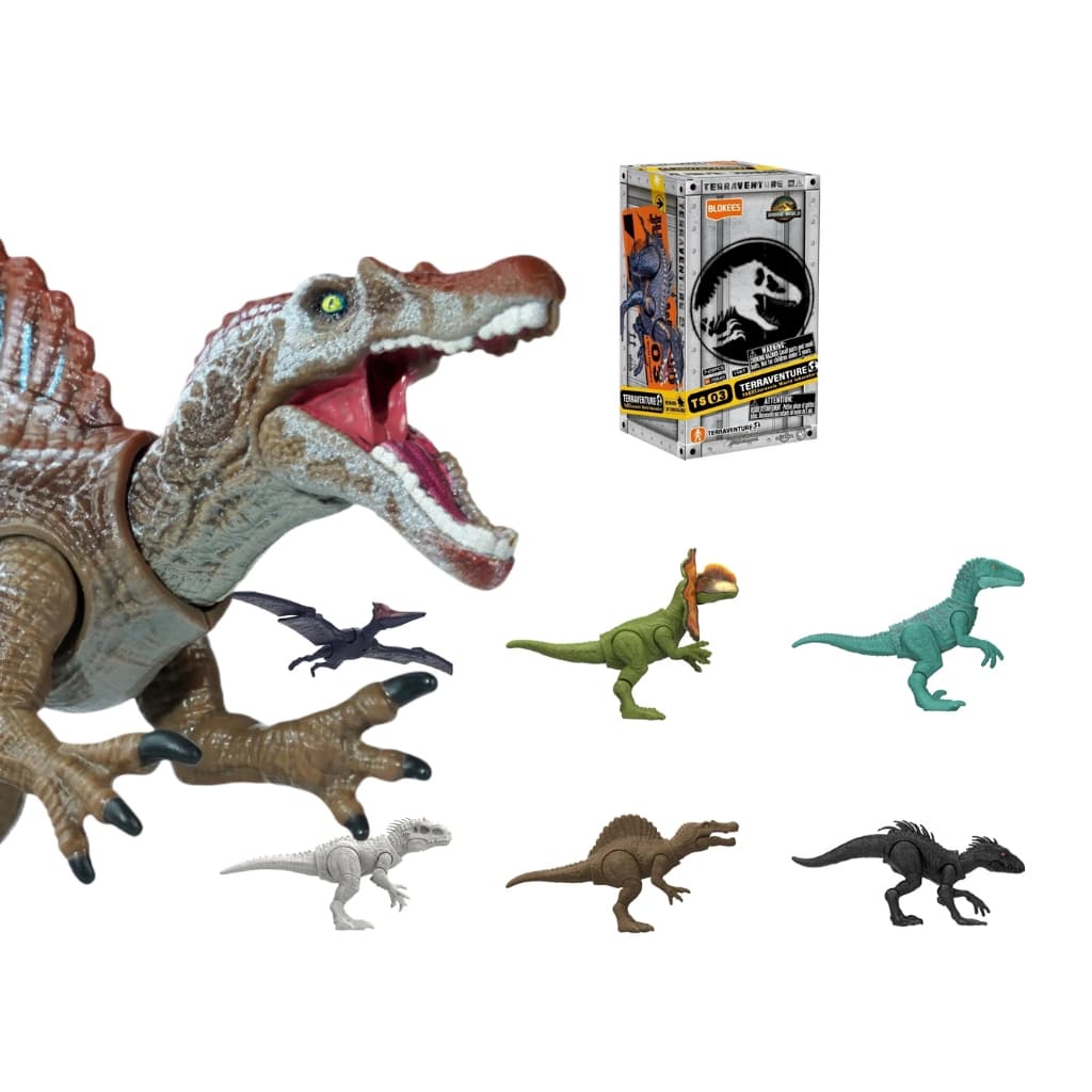 Miniatura Parque dos Dinossauros e Veículos Jurassic World Terraventure 03 Model Kit