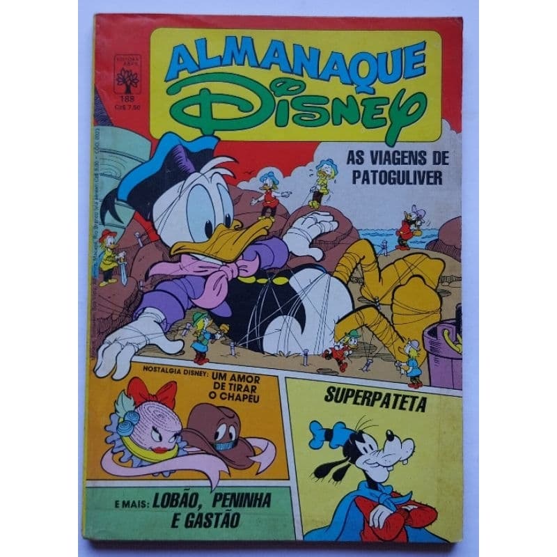 Gibi HQ Almanaque Disney N° 188 Abril Jovem