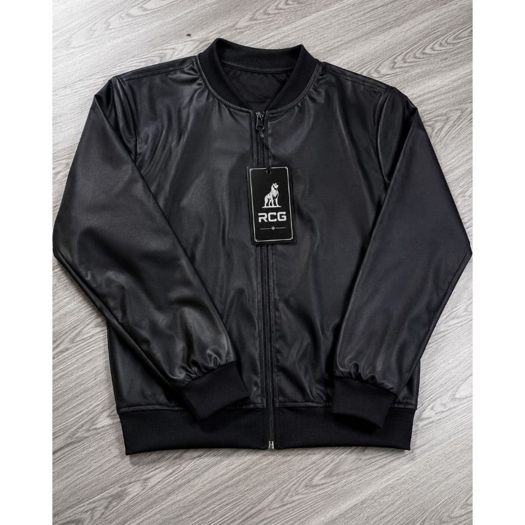 Jaqueta Bomber Masculina Couro Premium Casaco Casual Inverno Manga Longa Estilo Moderno ENVIO RÁPIDO